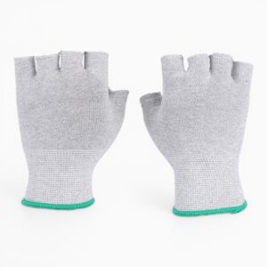 Carbon fiber fingerless gloves