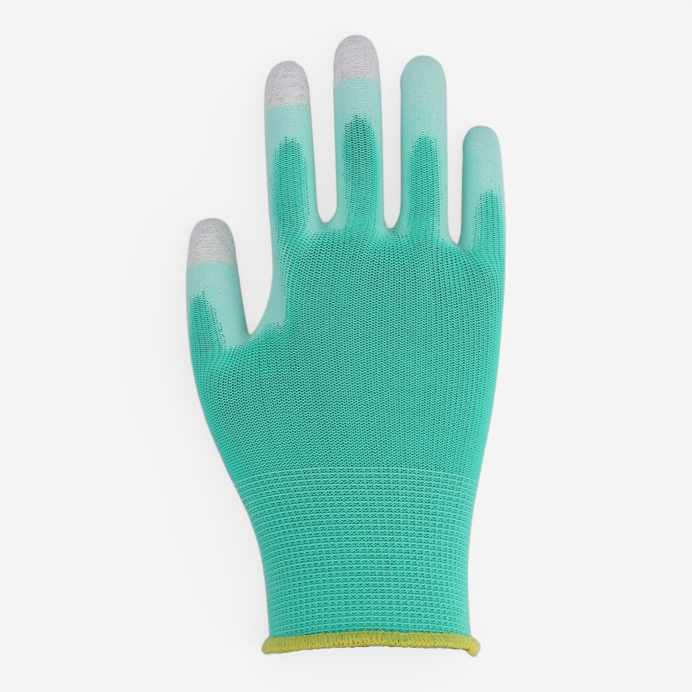 13 Gauge Liner Coated Polyester/Nylon PU Touch Screen Gloves - Image 2
