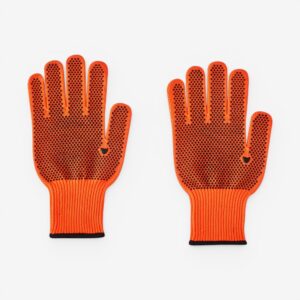 10G Natural Poly Cotton PVC Dotted Construction Safety Gloves