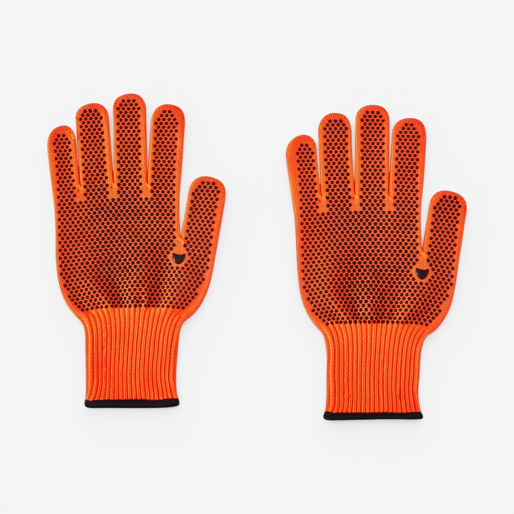 10G Natural Poly Cotton PVC Dotted Construction Safety Gloves