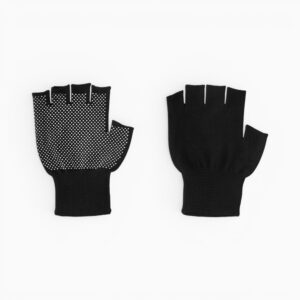 13G Grey Liner Yellow PVC Dotted Palm Work Gloves