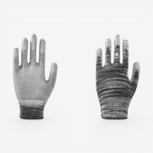13G Polyester PVC Dotted Palm Work Gloves