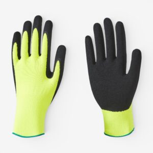 13G Polyester Crinkle Latex Palm Coated Work Gloves