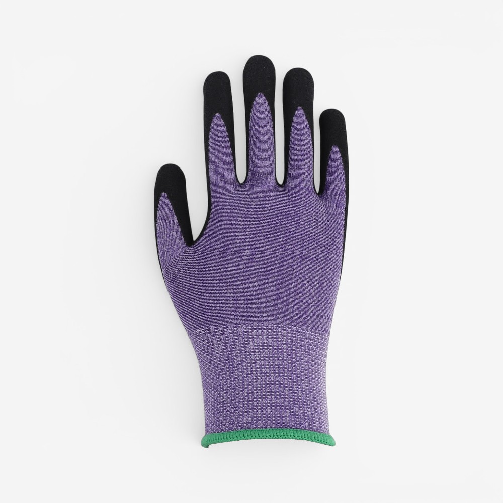 13G Polyester Sandy Nitrile Palm Coated Work Gloves - Image 4